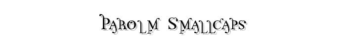 Parolm SmallCaps font
